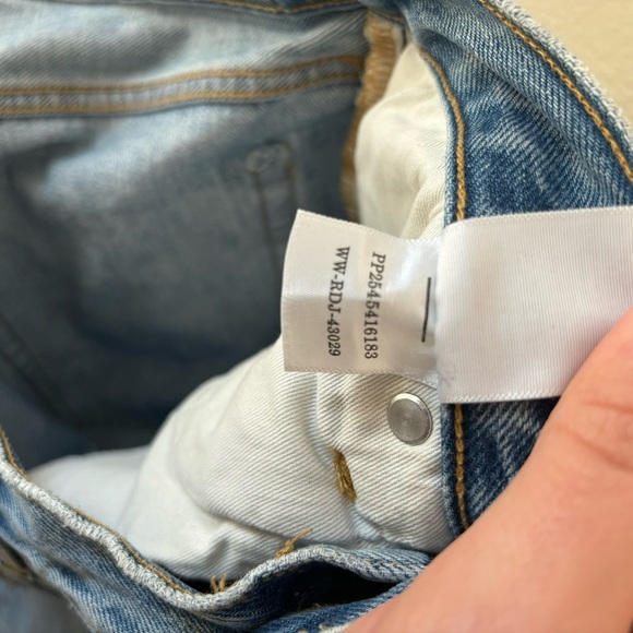 Everlane The Relaxed Straight Fit Jeans In Blue Women’s Sz 28 Reg Organic Cotton - Picture 8 of 8